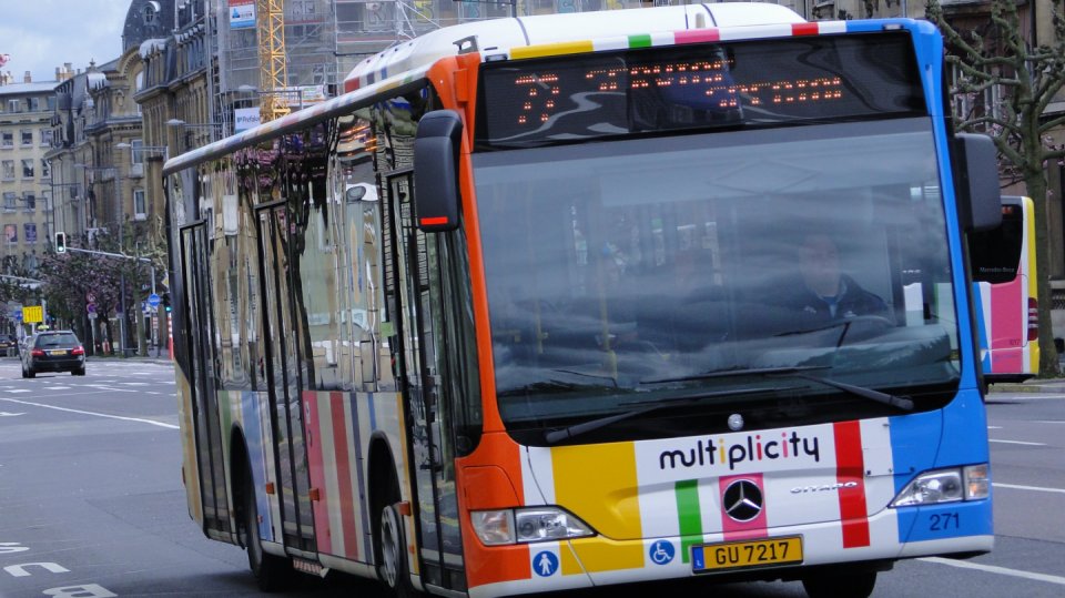 Autobus veřejné dopravy v Lucembursku